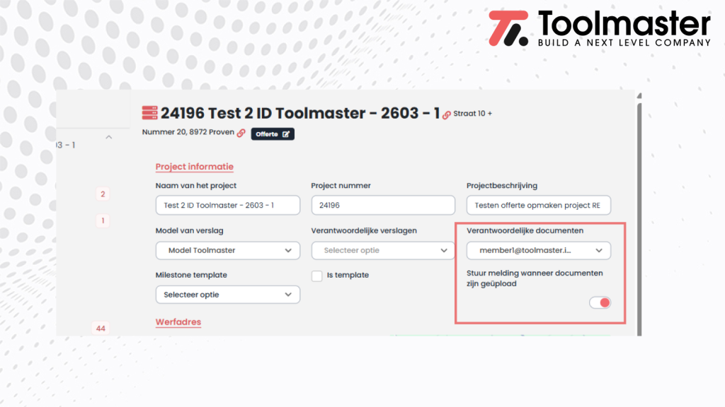 Verantwoordelijke documenten